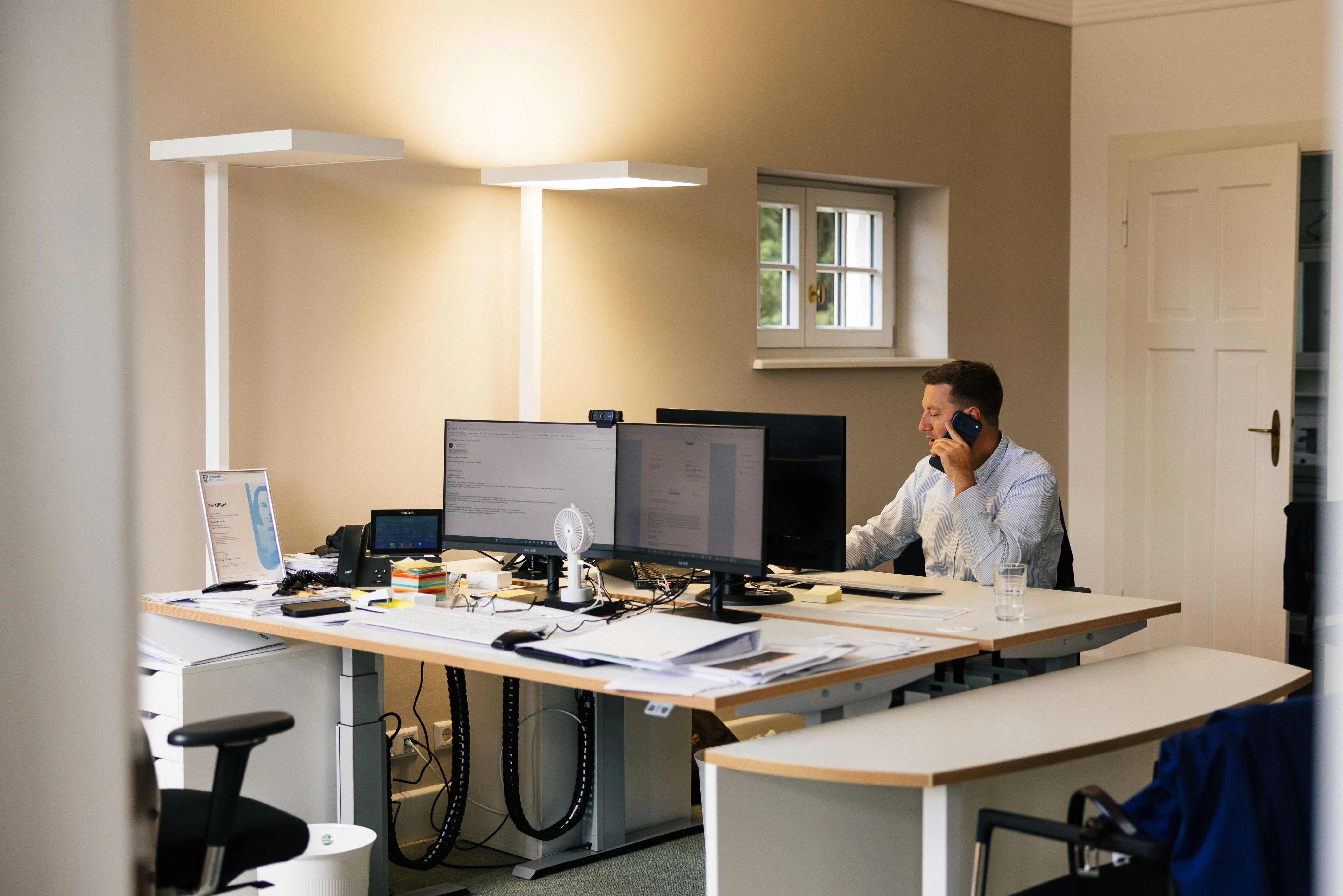 Telefonische Beratung im Büro Am Marienberg in Coburg